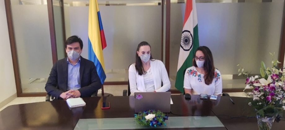 Embajada de Colombia en India y su sección consular realizaron el encuentro consular virtual: ‘Un encuentro con Colombia’