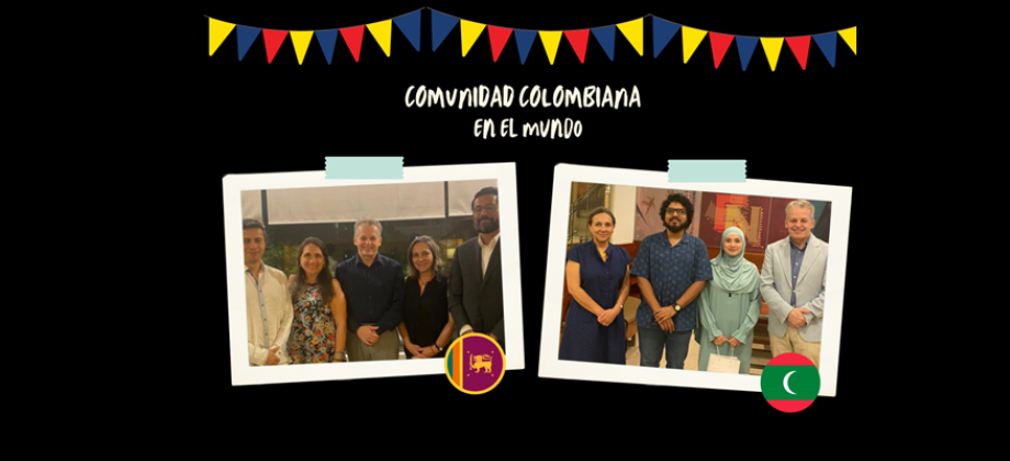 Visita del embajador Víctor Hugo Arias a los colombianos que residen en Sri Lanka y Maldivas 