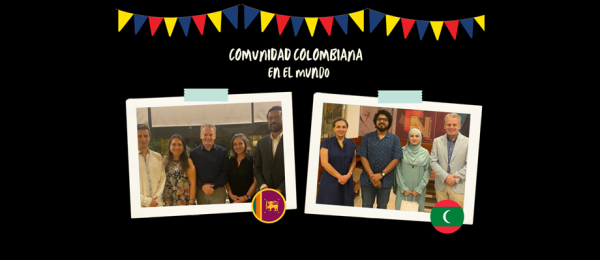 Visita del embajador Víctor Hugo Arias a los colombianos que residen en Sri Lanka y Maldivas 