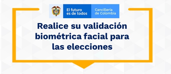 Realice su validación biométrica facial para las elecciones en 2022